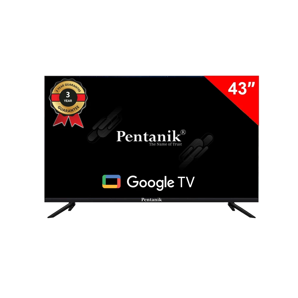 Pentanik 43 Inch Borderless 4k Google TV (2024)